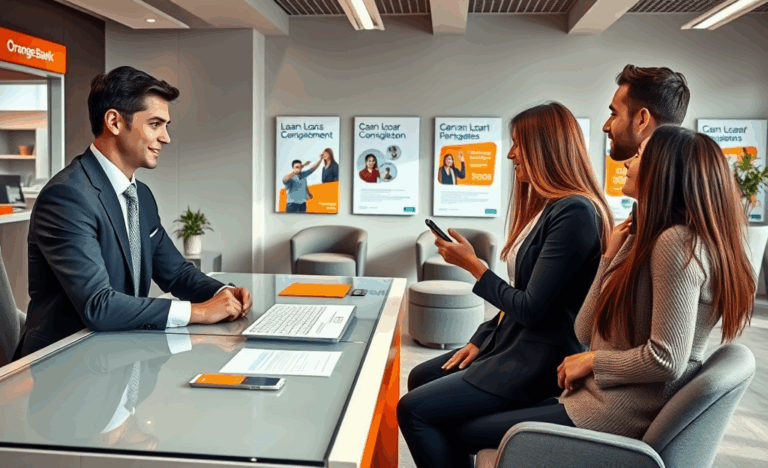 Image illustrant le prêt personnel d'Orange Bank