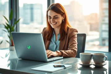 Image représentant l'approbation rapide d'une carte de crédit.