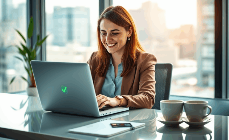 Image représentant l'approbation rapide d'une carte de crédit.