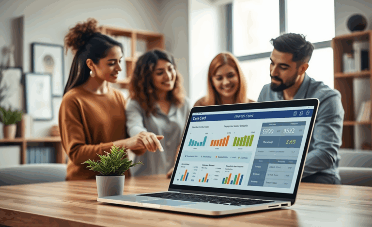 Image illustrant la simulation de carte de crédit pour une meilleure gestion financière.