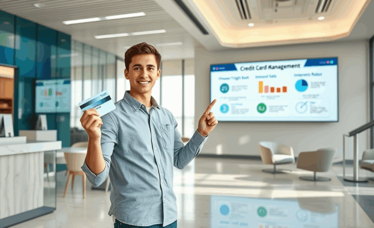 Image illustrant la gestion simple de votre carte de crédit.
