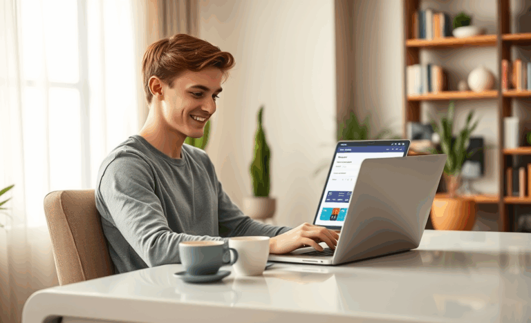 Une image montrant une carte de crédit et un ordinateur, illustrant la facilité de demander une carte de crédit en ligne.