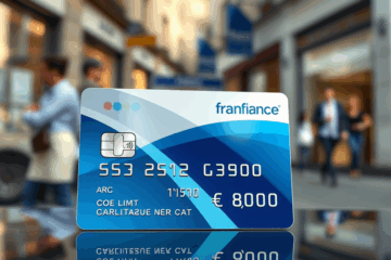 Image d'une Carte de Crédit Franfinance présentant une limite de crédit entre 2 500 € et 8 000 €